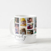 18 Foto Collage Schattig Familie Liefde Herinnerin Koffiemok (Voorkant links)