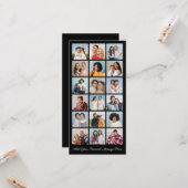 18 Foto Collage Voeg je eigen tekst toe Kaart (Voorkant / Achterkant in situ)