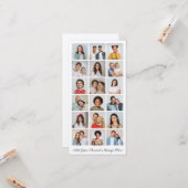 18 Foto Collage Voeg uw eigen groet toe   Kaart (Voorkant / Achterkant in situ)