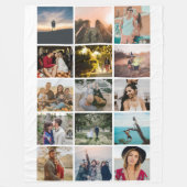 18 Foto Fleece Deken (Voorkant)