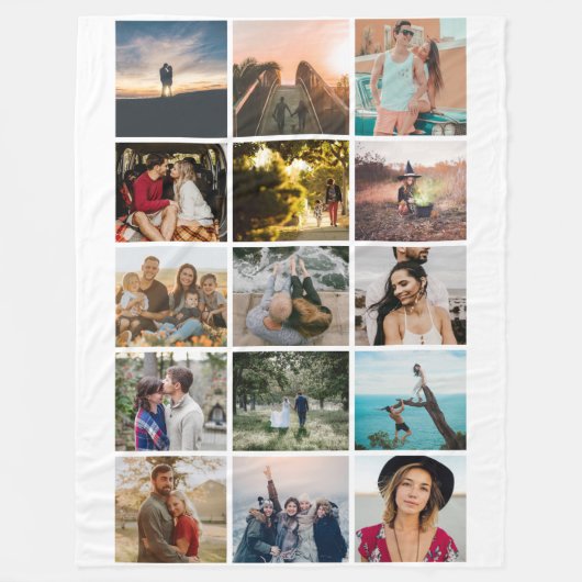 18 Foto Fleece Deken (Voorkant)