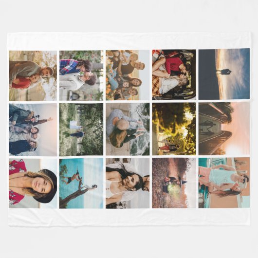 18 Foto Fleece Deken (Voorkant (Horizontaal))