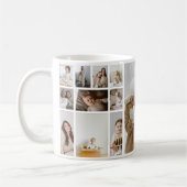 18 Fotocollage Familie Gepersonaliseerd Koffiemok (Links)