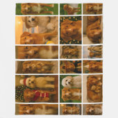 18 Fotocollage Gepersonaliseerde Sjabloon Fleece Deken (Voorkant)