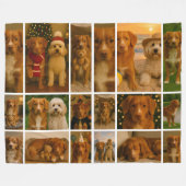 18 Fotocollage Gepersonaliseerde Sjabloon Fleece Deken (Voorkant (Horizontaal))