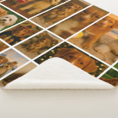 18 Fotocollage Gepersonaliseerde Sjabloon Sherpa Deken (3/4)