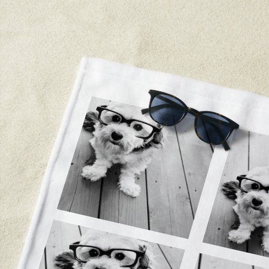 18 Fotocollage - KAN achtergrondkleur BEWERKEN Strandlaken (In situ)