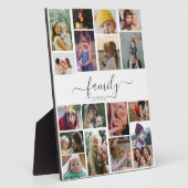 18 Fotocollage Schattige Familie Liefde Herinnerin Fotoplaat (Zijkant)