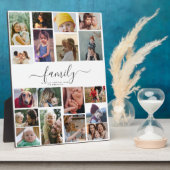 18 Fotocollage Schattige Familie Liefde Herinnerin Fotoplaat (Zijkant)