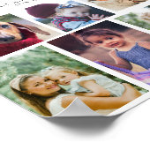 18 Fotocollage Schattige Familie Liefde Herinnerin Poster (Hoek)