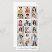 18 Fotocollage Voeg uw eigen Wenskaart toe (Voorkant / Achterkant)