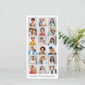 18 Fotocollage Voeg uw eigen Wenskaart toe (Staand voorkant)