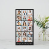 18 Fotocollage Voeg uw eigen Wenskaart toe (Staand voorkant)