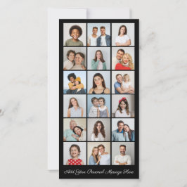 18 Fotocollage Voeg uw eigen Wenskaart toe