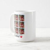 18 foto's Collage Nanna Verjaardagscadeau Koffiemok (Voorkant links)