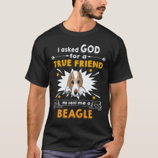 18 God gevraagd - Ware vriend - Een Beagle T-shirt