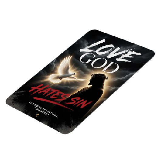 #18   God liefhebben zonde haten Magneet (Linkerzijde)