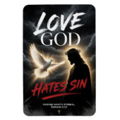#18   God liefhebben zonde haten Magneet (Verticaal)