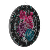 #18 Gotische pret Dartbord (Voorkant Links)