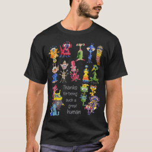 18 Grappige Cartoon Buitenaardse Wezens Drukken Da T-shirt