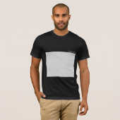 %18 grijze kaart voor fotografen t-shirt (Voorkant volledig)