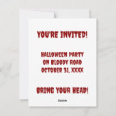 18 Halloween Tangram Afbeeldingen Feestdagenkaart (Achterkant)