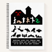 18 Halloween Tangram Afbeeldingen Notitieboek (Voorkant)