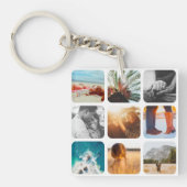 18 het Malplaatje van de Foto Dubbelzijdig Rond Wi Sleutelhanger (Voorkant)