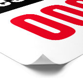 18-inch x 24-inch Help Gewenst en beschrijving Pos Poster (Hoek)