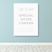 18-inch x 24-inch speciaal datumdoek canvas afdruk (Insitu (Houten vloer))