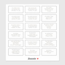 18 Individuele bruiloft Gast Naam Adressen Serif