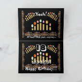 18 is je geluksgetal...Happy 18th Birthday! Kaart (Binnen)