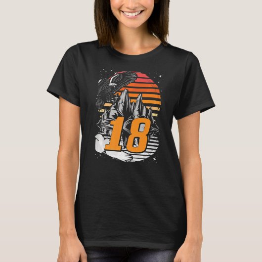 18 jaar 18e verjaardag 28 t-shirt (Voorkant)