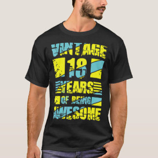 18 jaar 18e verjaardag 4 t-shirt