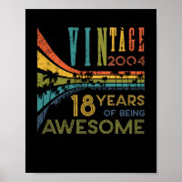 18 jaar 2004 18e verjaardag