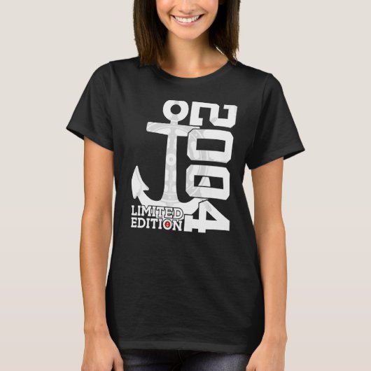 18 jaar Capaciteit 2004 Limited Edition Sailor 18t T-shirt (Voorkant)