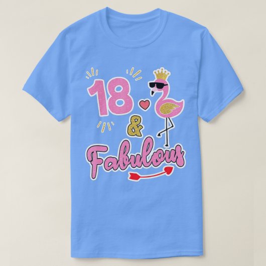 18 jaar en geweldig - 18 jaar oud Gift - 18th Birt T-shirt (Design voorkant)