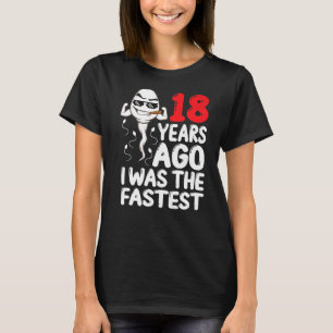 18 jaar geleden was ik de Mannen 18e verjaardag va T-shirt