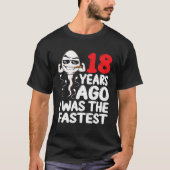 18 jaar geleden was ik Mannen, 18e verjaardag van  T-shirt (Voorkant)