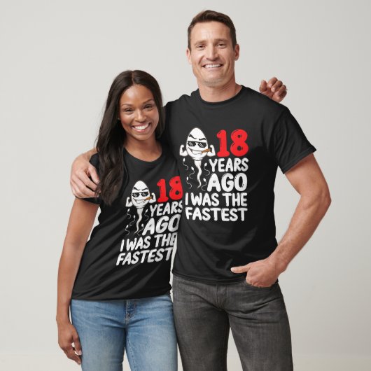 18 jaar geleden was ik Mannen, 18e verjaardag van  T-shirt (Unisex)