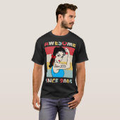 18 jaar Geweldige sinds 2005 18e verjaardag T-shirt (Voorkant volledig)