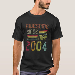18 jaar Geweldige sinds mei 2004 geeft 50e geboort T-shirt