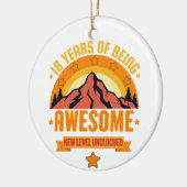 18 jaar Geweldige - verjaardag Keramisch Ornament (Links)