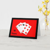 18 jaar is een groot iets! jubileumkaart kaart (Gele Bloem)