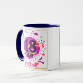 18 jaar Jubileum Koffie-Mok Mok (Voorkant links)