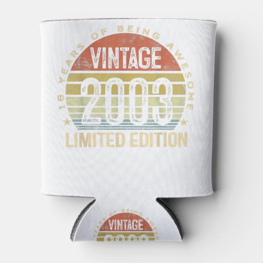 18 jaar Old Gifts 2003 Limited Edition 18t Blikjeskoeler (Voorkant)