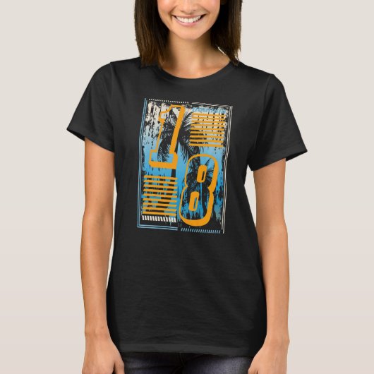 18 jaar oud 18e verjaardag 11 t-shirt (Voorkant)
