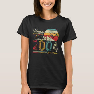18 jaar oud 2004 18e verjaardag t-shirt