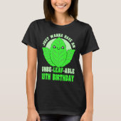 18 jaar oud Happy 18th Birthday Cute Plant 18th bi T-shirt (Voorkant)