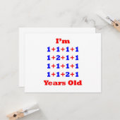 18 jaar oud! kaart (Voorkant / Achterkant in situ)